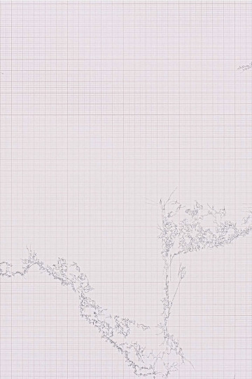 Drawing on graph paper. Nadia Kaabi-Linke, Full Scale: Exhibition Road.