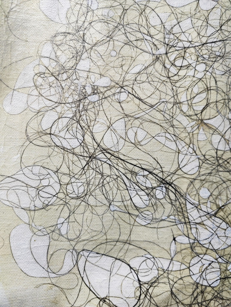 Process images of the making of a miniature painting