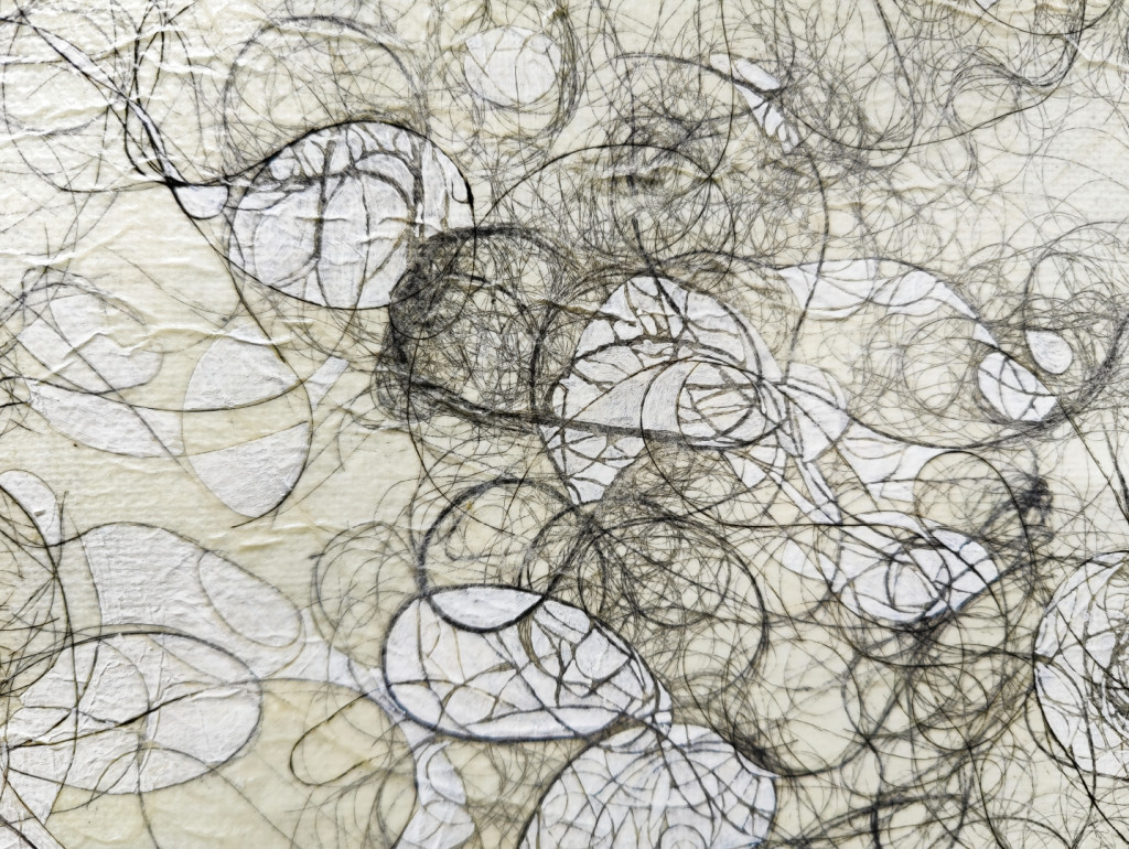 Process images of the making of a miniature painting