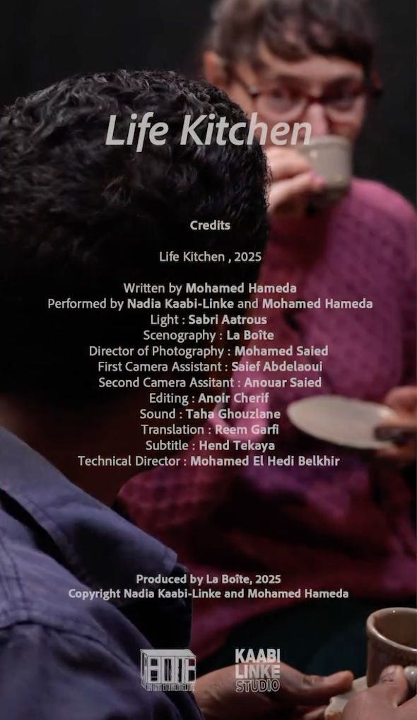 Cover IG Life Kitchen - Featuring - Nadia Kaabi-Linke and Mohamed Hameda, Tunis, 2025